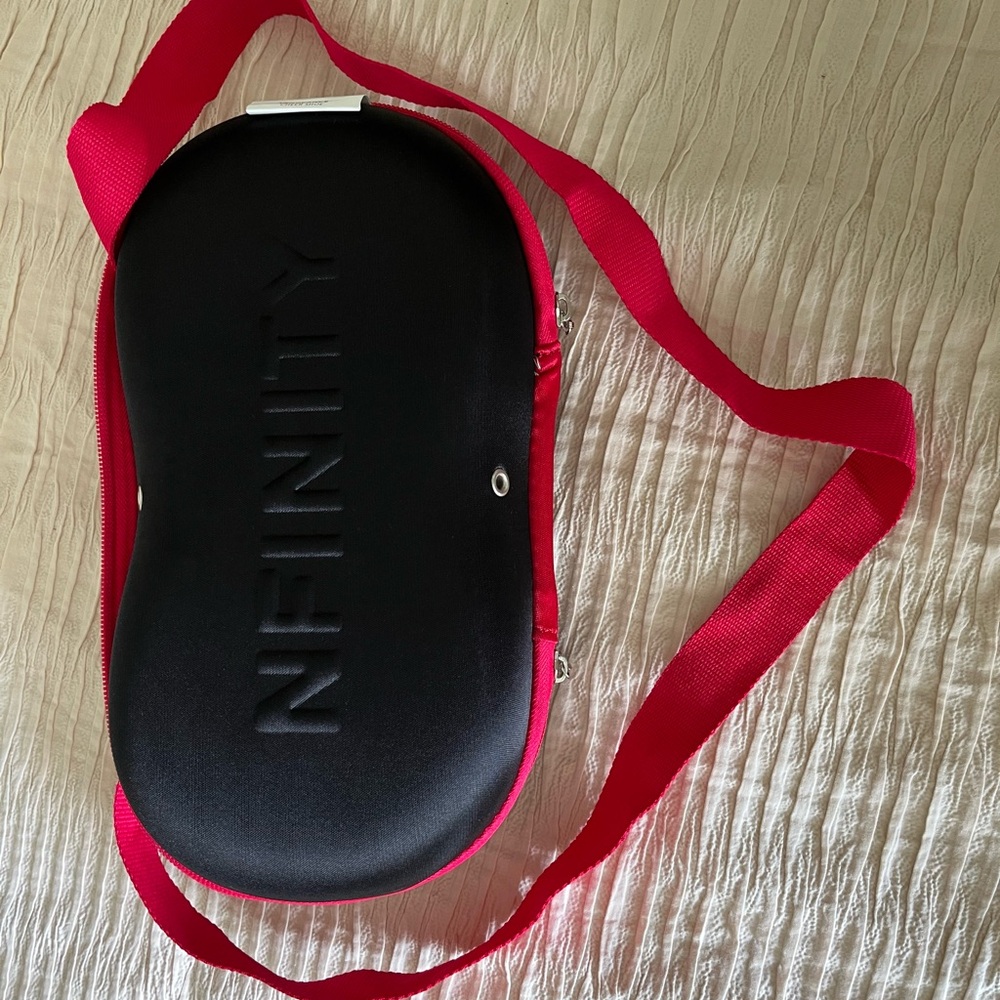 Nfinity Black Case with Hot Pink Strap